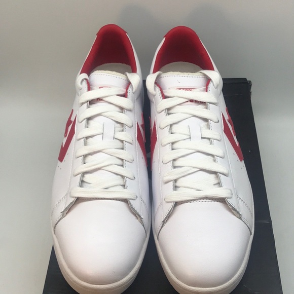 SOLD Converse Pro Leather Ox White Red Unisex - Picture 16 of 16